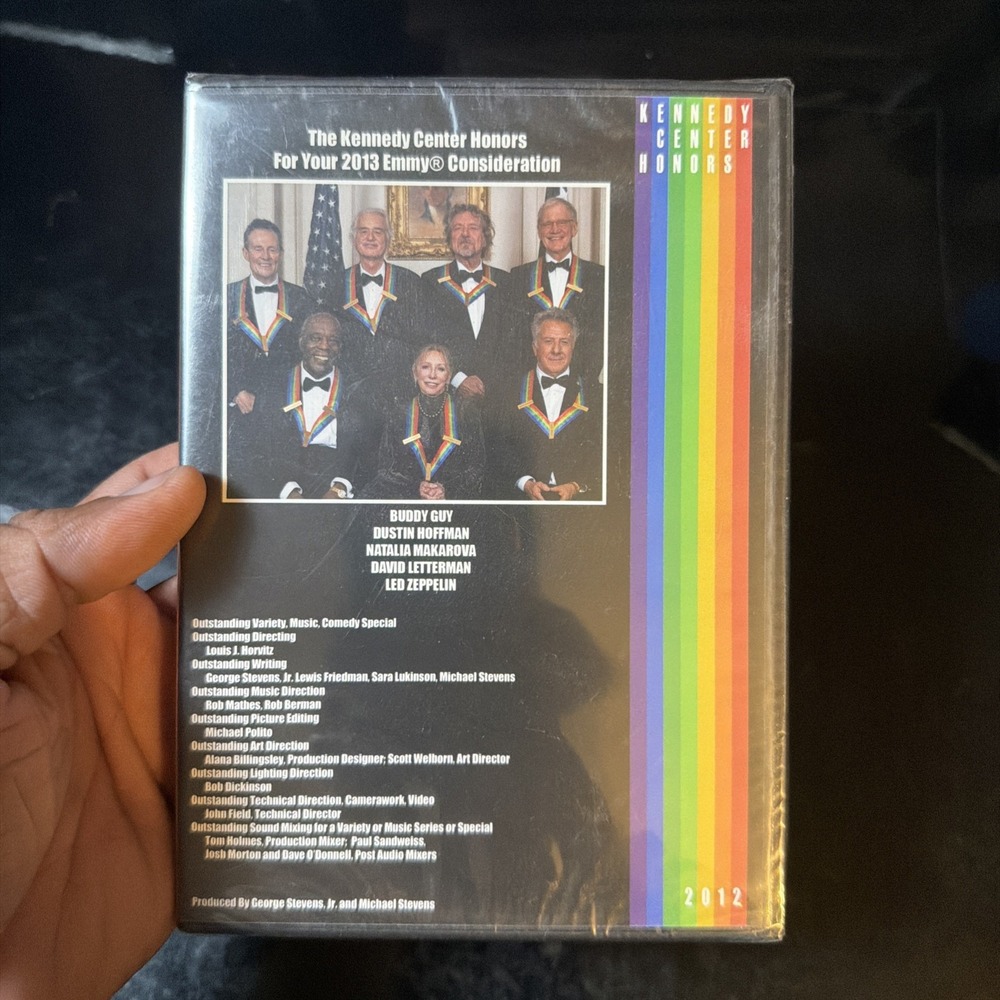 The Kennedy Center Honors 2012 DVD NEW Led Zeppelin David Letterman Buddy Guy